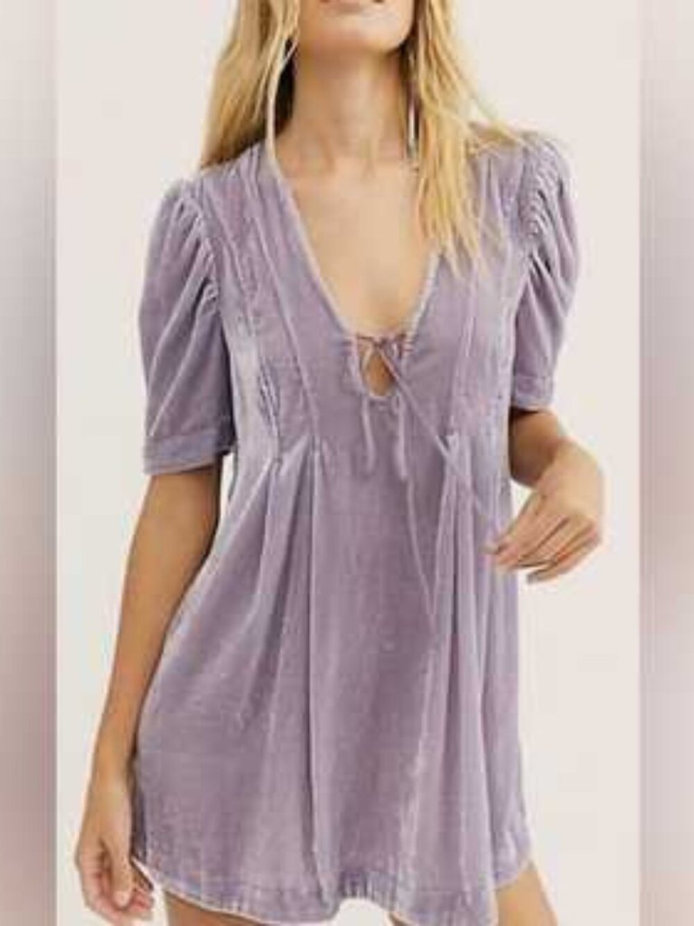 Free People Lavender Mini Dress